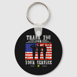 Llavero Gracias por sus servicios Patriótico - Veteranos D
