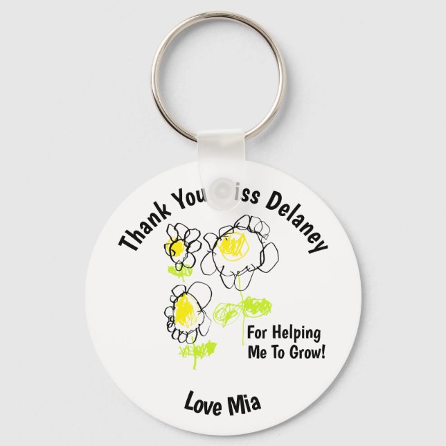 Llavero Gracias Profesor (Anverso)