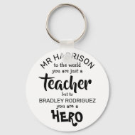 Llavero Gracias profesor citado