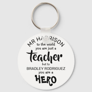 Llavero Gracias profesor citado
