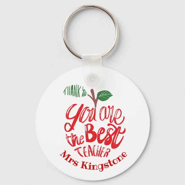 Llavero ¡Gracias profesor mug, eres el mejor! (Anverso)