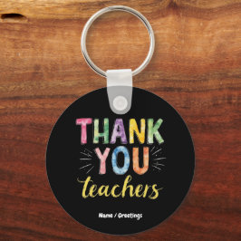 Llavero Gracias profesores y estudiantes regalo de graduac