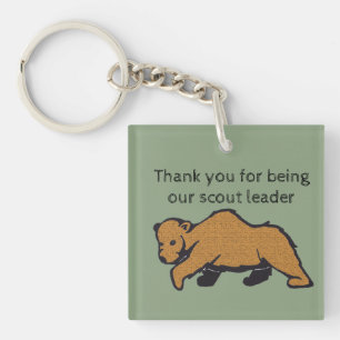 Llavero Gracias, Scout Leader Brown Bear Scouts
