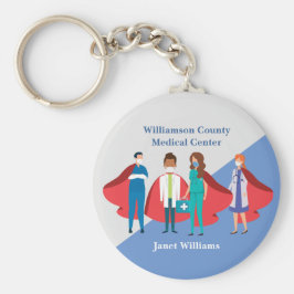 Llavero Gracias Superhéroe del hospital de trabajadores sa