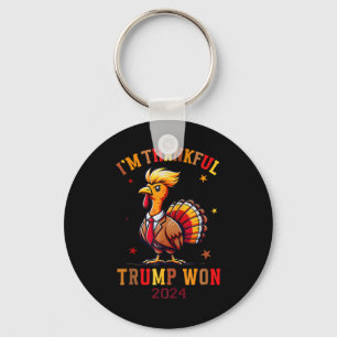 Llavero Gracias Trump por el Día de Acción de Gracias