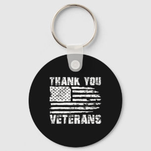 Llavero Gracias veteranos Veteranos de la Bandera American