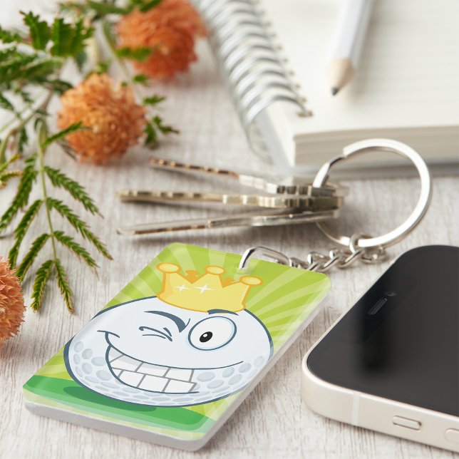 Llavero Graciosa Bola De Golf King Of Golfing (Subido por el creador)