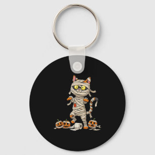 Llavero Graciosa calabaza de gatos Halloween Niños hombres