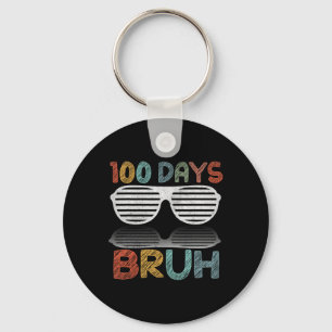 Llavero Graciosa Cute Bruh 100 Días De Escolar Sungles Boy