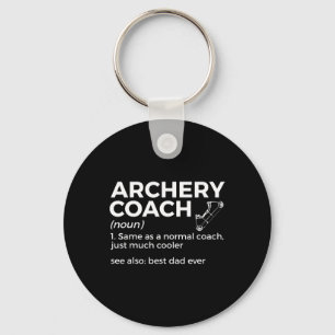 Llavero Graciosa definición de entrenador de tiro de arco