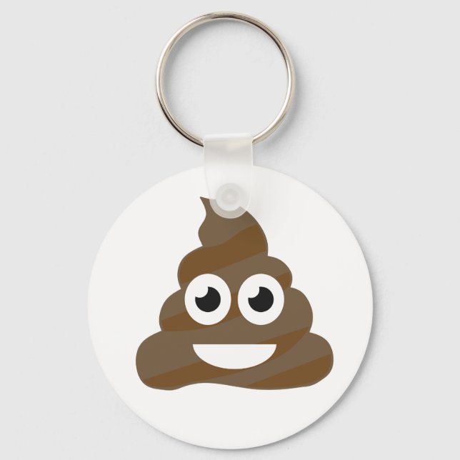 Llavero Graciosa Emoji de Cute Poop (Anverso)