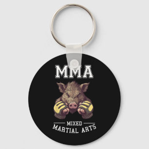 Llavero Graciosa Mma Boar - Lucha en jaula de boxeo tailan
