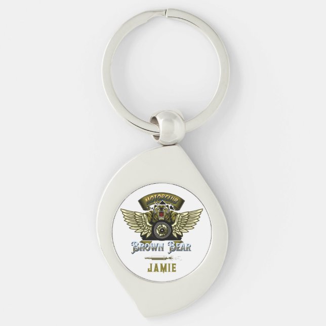 Llavero Graciosa personalización de la bicicleta, el regal (Anverso)