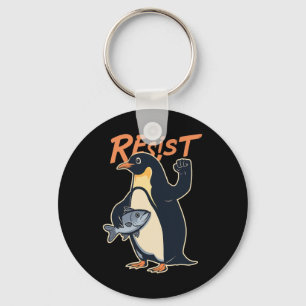 Llavero Graciosa resistencia contra el activismo pingüino