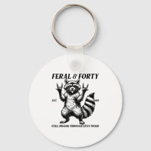 Llavero Gracioso 40º cumpleaños Est 1985 Feral & amp; Cuar