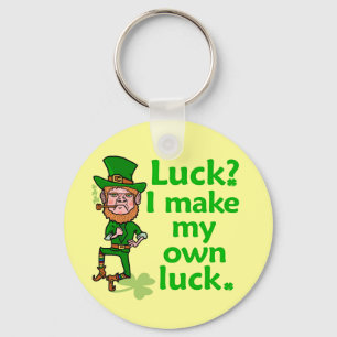 Llavero Gracioso Angry Lucky Irlandés Leprechaun