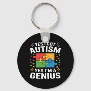 Llavero Gracioso autismo Conciencia Niños Autismo Autismo