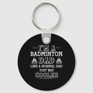 Llavero Gracioso Badminton Dad Shirys Hombres Mujeres Jueg