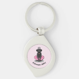 Llavero Gracioso ballet de perro Princesa Black Lab Recupe
