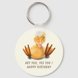 Llavero Gracioso Basura Winling de la cadena de cumpleaños