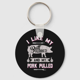 Llavero Gracioso Bbq Grilling Cita Cerdo Puta