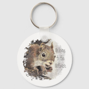 Llavero Gracioso, bienvenido al Nuthouse, Squirrel, Animal