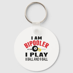 Llavero Gracioso Billiards Pool Player Regalo Yo Juego Bil