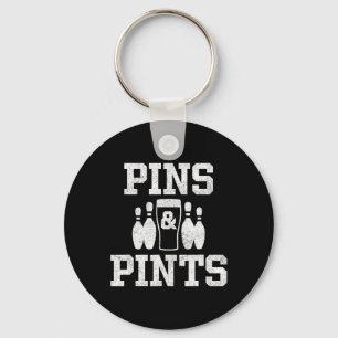 Llavero Gracioso Bote Beer Bowler Pins Y Pintes