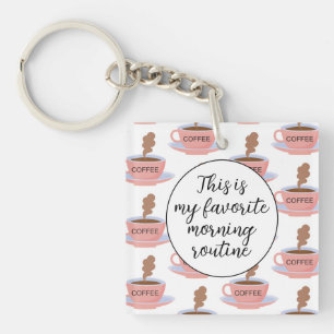 Llavero Gracioso café matutino