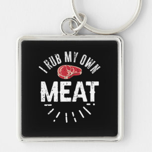 Llavero Gracioso Chiste de Chef BBQ Ropa mi propia carne