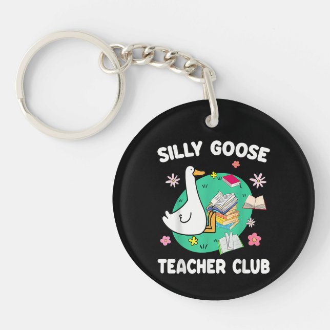 Llavero Gracioso Club de Maestros Goose Animal Lover Groov (Frente)