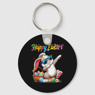 Llavero Gracioso Dabbing Bunny Easter Feliz Pascua para ch