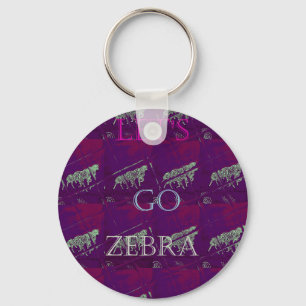 Llavero Gracioso deja ir Zebra Hakuna Matata motivo Design