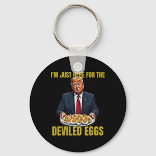 Llavero Gracioso Día de Acción de Gracias de Trump, estoy