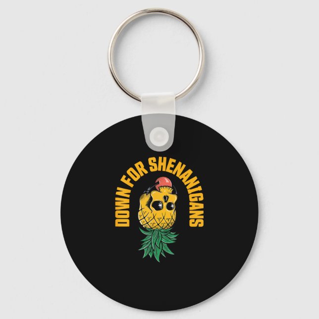 Llavero Gracioso Día De Sta Patrones Para Shenanigans Swin (Anverso)