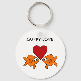 Llavero Gracioso Diseño De Amor Guppy