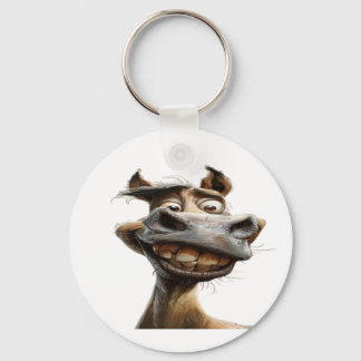 Llavero Gracioso diseño de arte burro