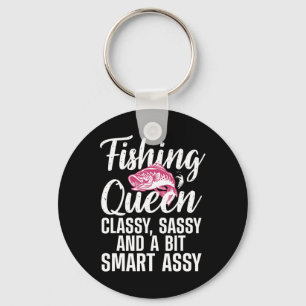 Llavero Gracioso Diseño De Reina De Pesca Para Mujeres Pes