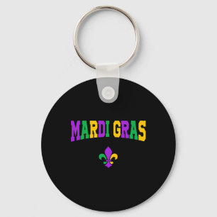 Llavero Gracioso disfraz de carnaval de Mardi Gras para ho