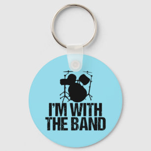 Llavero Gracioso Drummer estoy con los tambores de banda