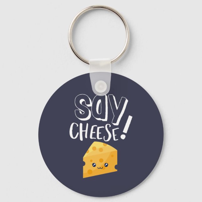 Llavero Gracioso fotógrafo aficionado al queso lindo dice  (Anverso)
