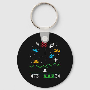 Llavero Gracioso friki vintage astroespacio videojuego gee