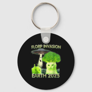 Llavero Gracioso gato Alien Meme Florp Invasion Earth 2025