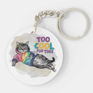 Llavero Gracioso gato para Guay para esto