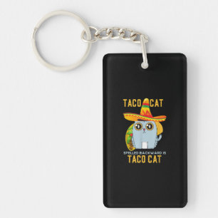 Llavero Gracioso gato taco expulsado hacia atrás Tacocat m