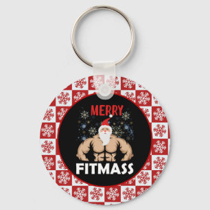Llavero Gracioso Gimnasio Navidades Temáticos Fitmas Train