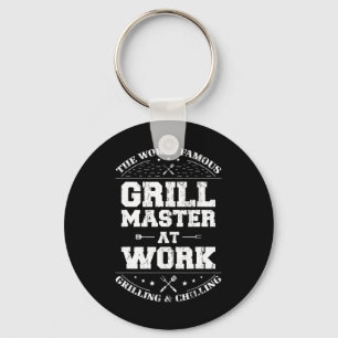 Llavero Gracioso Grill Master Bbq Chef Ahumado Lover Regal