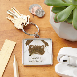 Llavero Gracioso gruñón AFICIONADO Puggy Cigar
