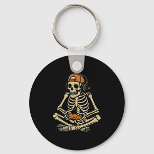 Llavero Gracioso Halloween Skeleton Gamer Video Gaming Boy