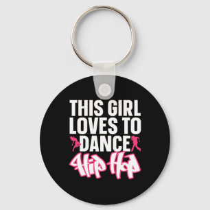 Llavero Gracioso Hip Hop Arte De Baile Para Niñas Chicas H